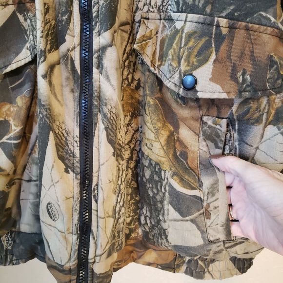 WFS Mens Element Gear RealTree Camo Hunting Jacket Size XL - Picture 6 of 11